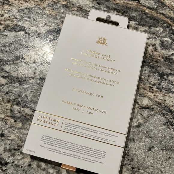 Rifle Paper Co Clear Strawberry Fields iPhone Case - Picture 4 of 5